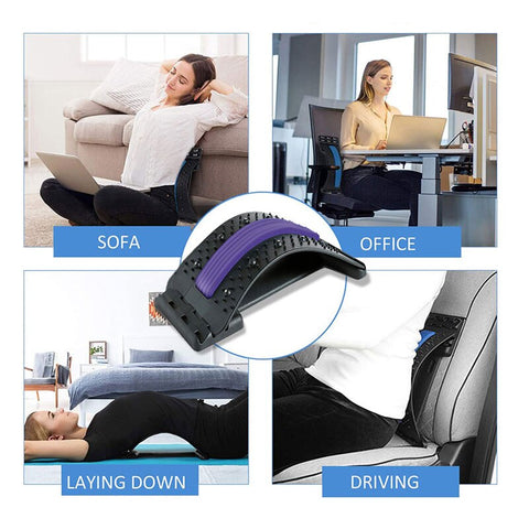 Multi-level Adjustable Back Massager Stretcher - Earth Angel Lifestyle