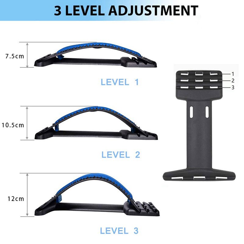 Multi-level Adjustable Back Massager Stretcher - Earth Angel Lifestyle