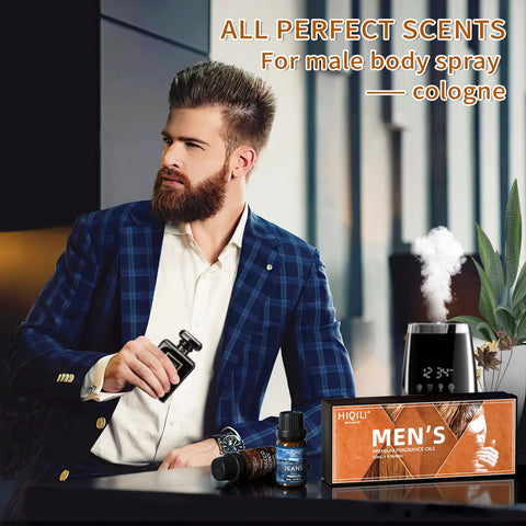 HIQILI Men's Fragrance Oils Set - Earth Angel Lifestyle