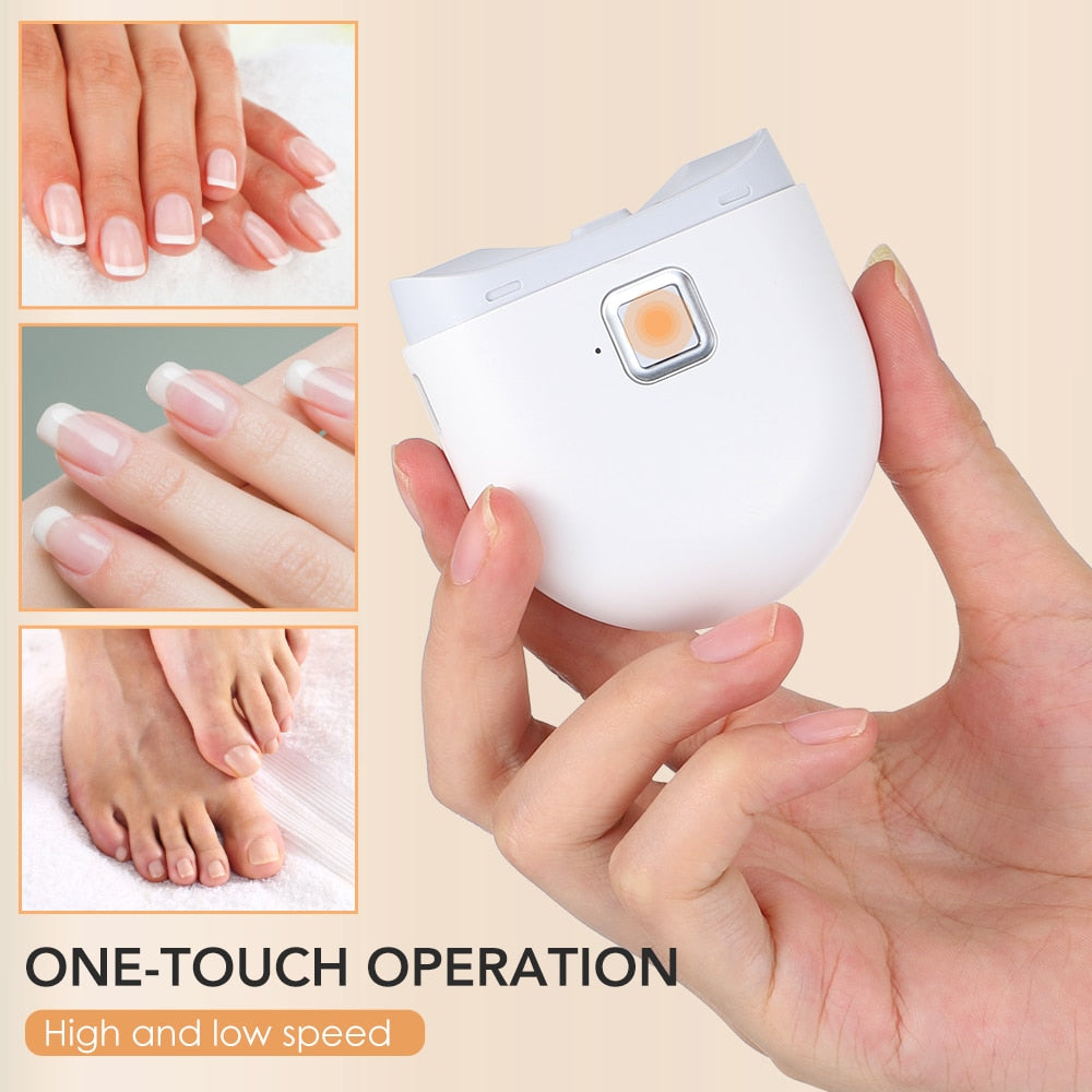 USB Electric  2-speed Nail Clipper With LED Light - Earth Angel Lifestyle