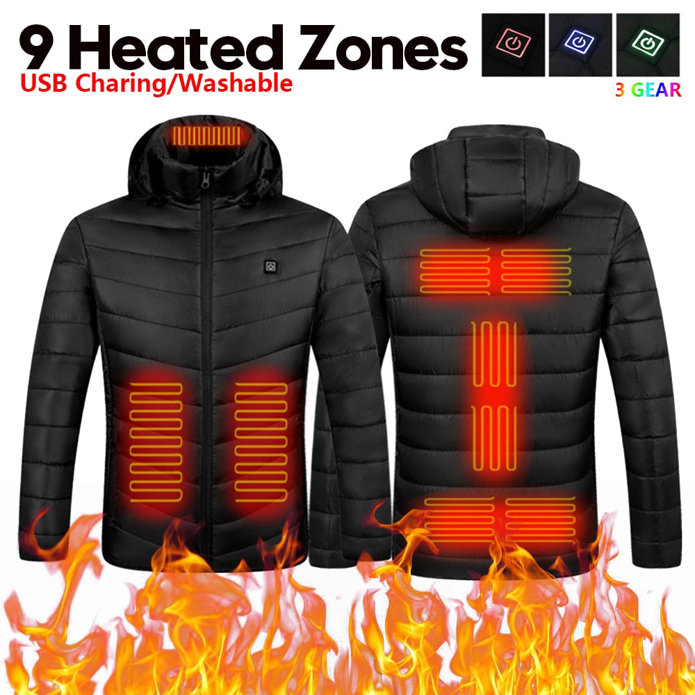 JOCESTYLE USB Electric Heated Jacket - Earth Angel Lifestyle