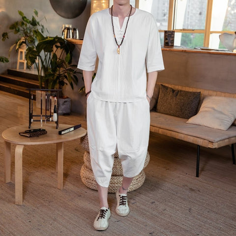 HITY's Men's Thin Linen Suit - Earth Angel Lifestyle