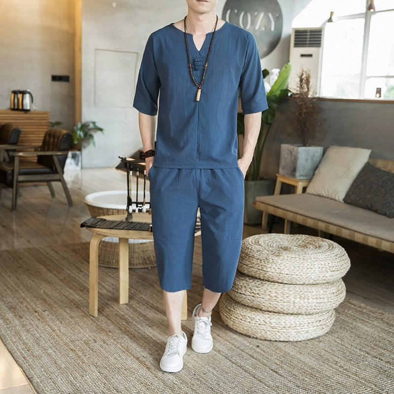 HITY's Men's Thin Linen Suit - Earth Angel Lifestyle
