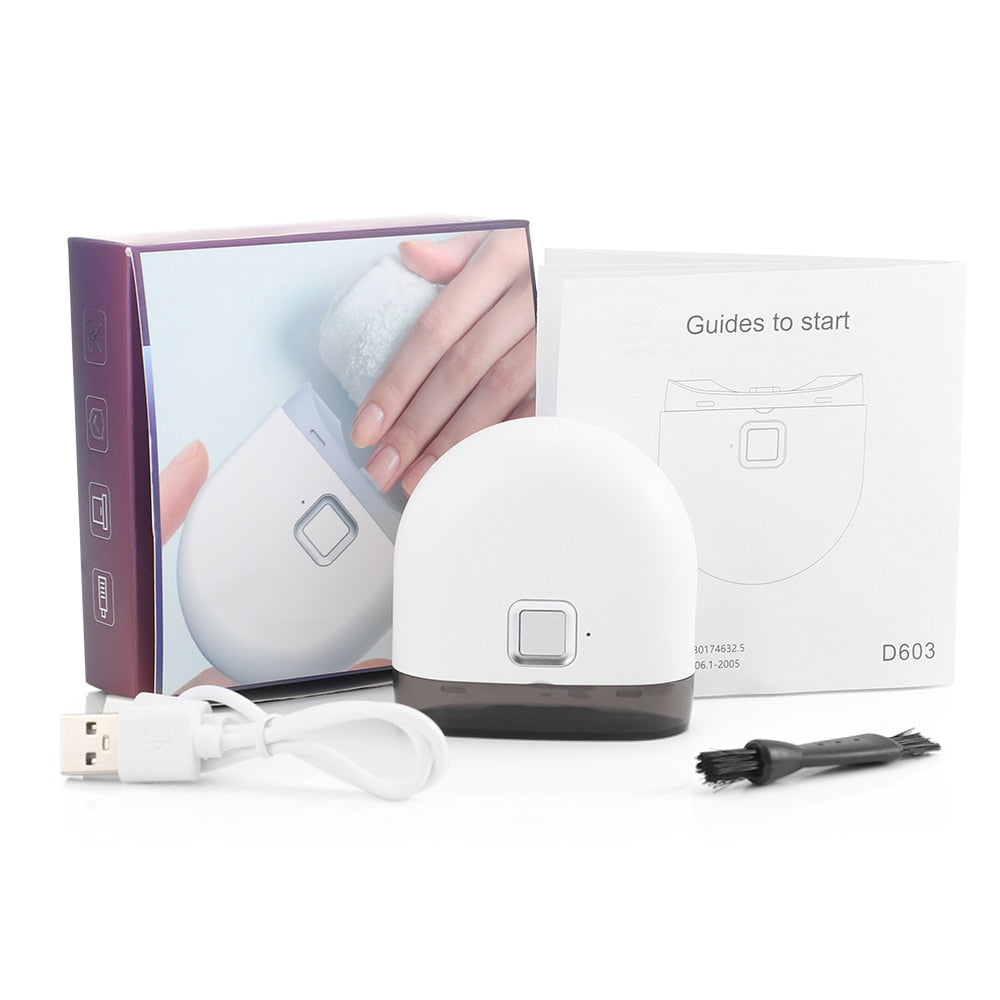 USB Electric  2-speed Nail Clipper With LED Light - Earth Angel Lifestyle