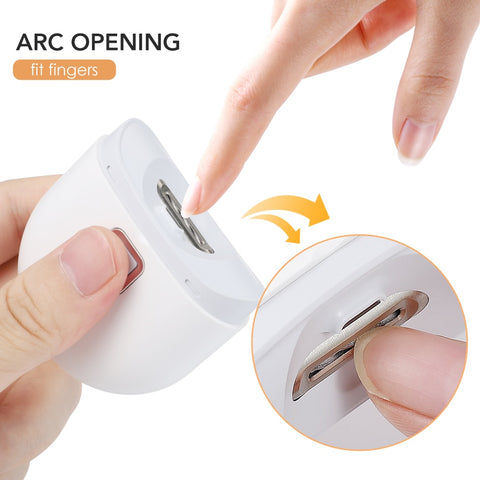USB Electric  2-speed Nail Clipper With LED Light - Earth Angel Lifestyle
