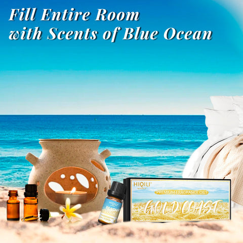Gold Coast Theme  6 PC Fragrance Oils Set - Earth Angel Lifestyle