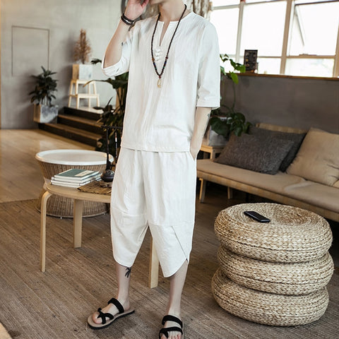 HITY's Men's Thin Linen Suit - Earth Angel Lifestyle
