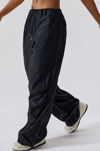 Long Loose Fit Pocketed Sports Pants - Earth Angel Lifestyle