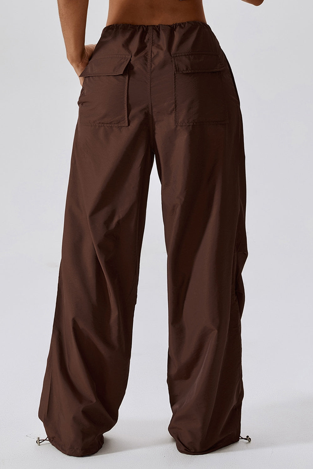 Long Loose Fit Pocketed Sports Pants - Earth Angel Lifestyle