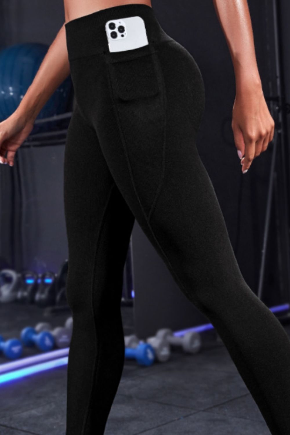 Wide Waistband Sports Leggings - Earth Angel Lifestyle