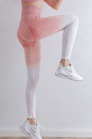 Gradient High Waist Sports Leggings - Earth Angel Lifestyle