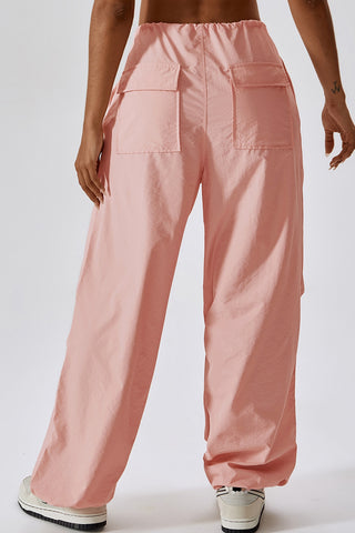 Long Loose Fit Pocketed Sports Pants - Earth Angel Lifestyle