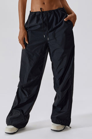 Long Loose Fit Pocketed Sports Pants - Earth Angel Lifestyle
