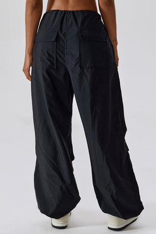 Long Loose Fit Pocketed Sports Pants - Earth Angel Lifestyle