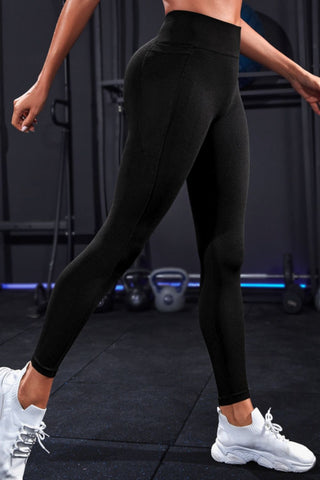 Wide Waistband Sports Leggings - Earth Angel Lifestyle